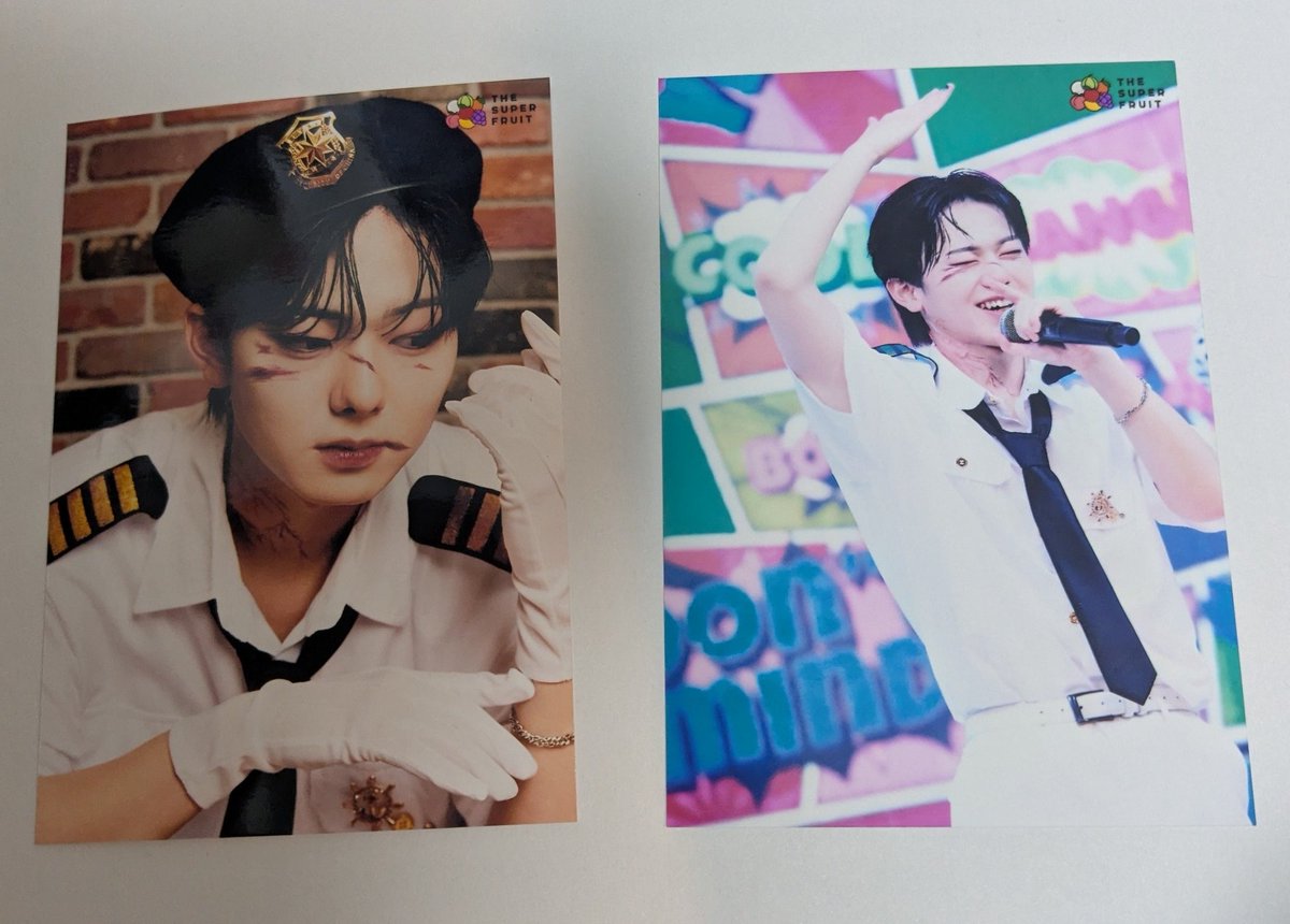 THE SUPER FRUITグッズ アップルカラー🍎小田惟真くん 【譲】生写真