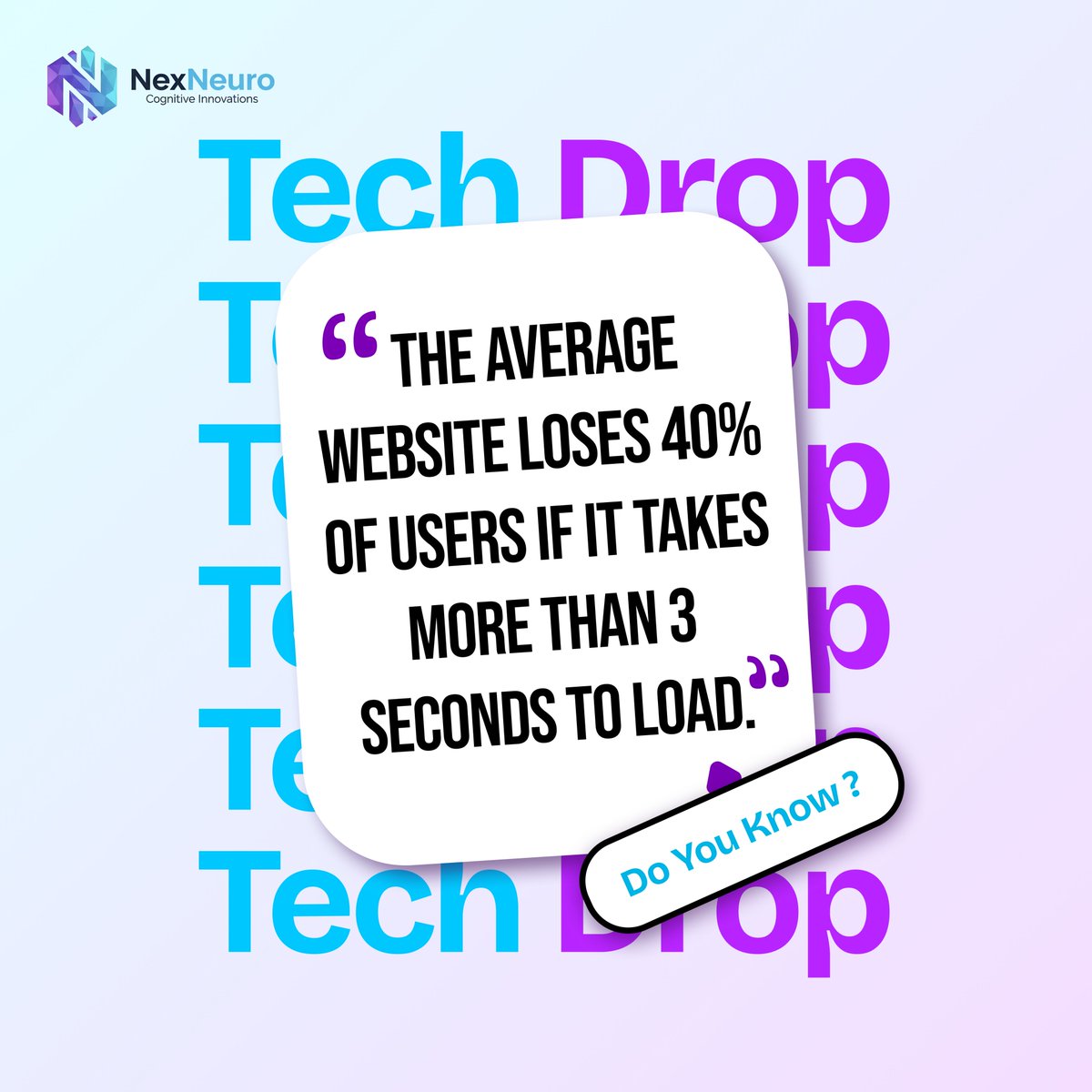 nex_neuro's tweet image. Your website’s load time is deciding your conversion rate.
If it’s slow, you’re handing users to your competitors for free.

#TechDrop #WebSpeed #NexNeuro