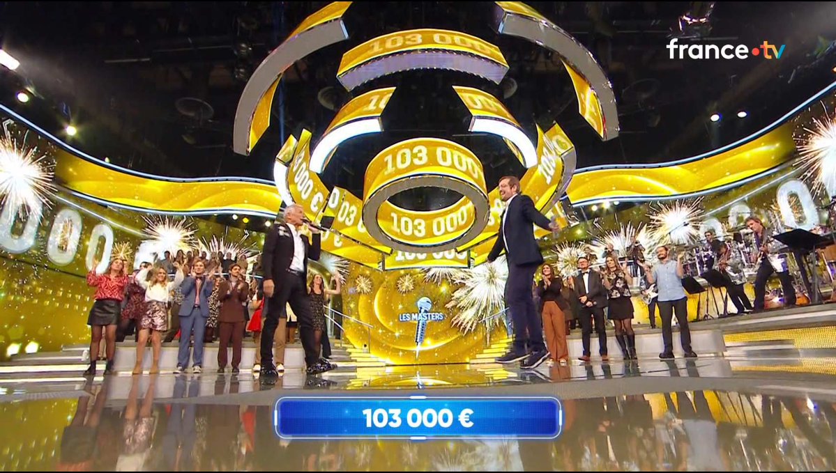 titi1960's tweet image. #Fin du #MatchAller de la finales des #Masters de #Noplp de @nagui du samedi 22/11/25 
C&apos;est #Laurens qui gagne le #MatchAller avec 103 000 € dans sa cagnotte
Maintenant le #MatchRetour #Arséne Vs #Laurens