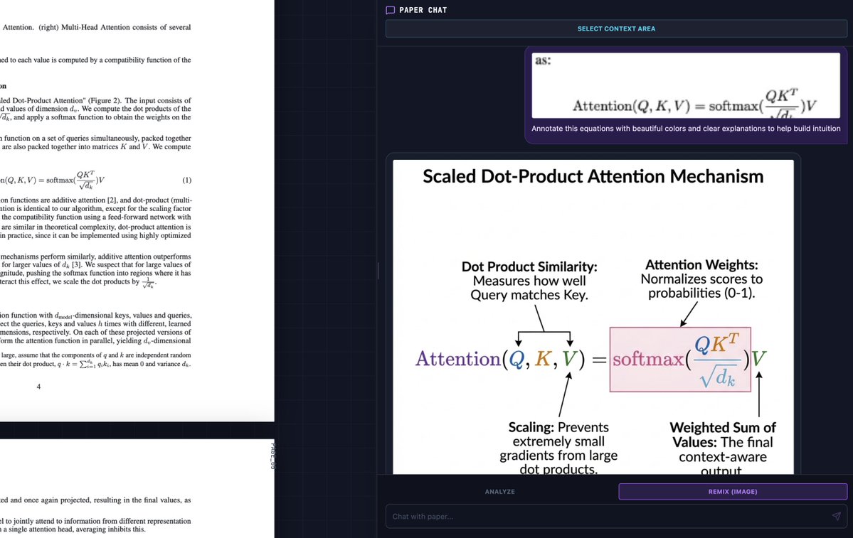Color annotated equation