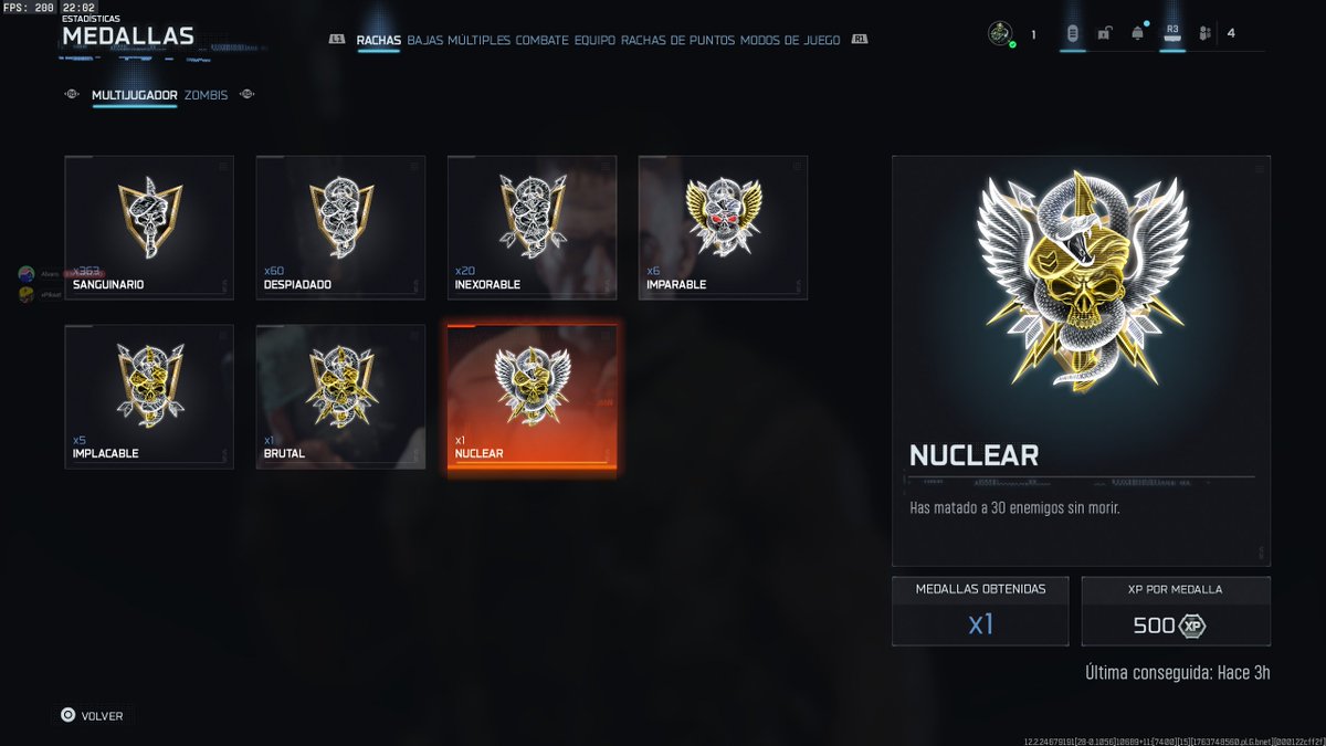 Prestigio 4 ✅
Nuclear ✅
Singularity 14/30 🔃