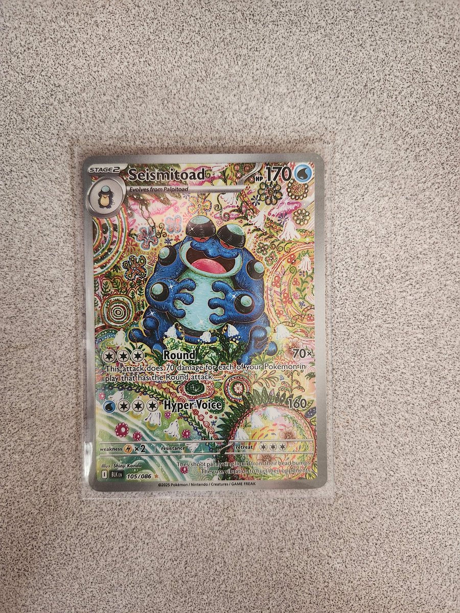 First time opening a box and got this bad boy from Black Bolt!! It's the Illustration Rare too