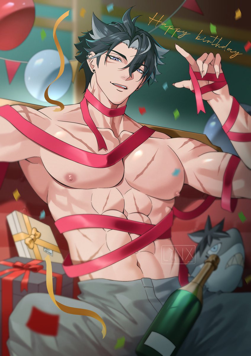 lynx__art's tweet photo. [23.11.25] Happy birthday to Wriothesley! 🩵

#GenshinImpact #Wriothesley https://t.co/kSd3yhluaT