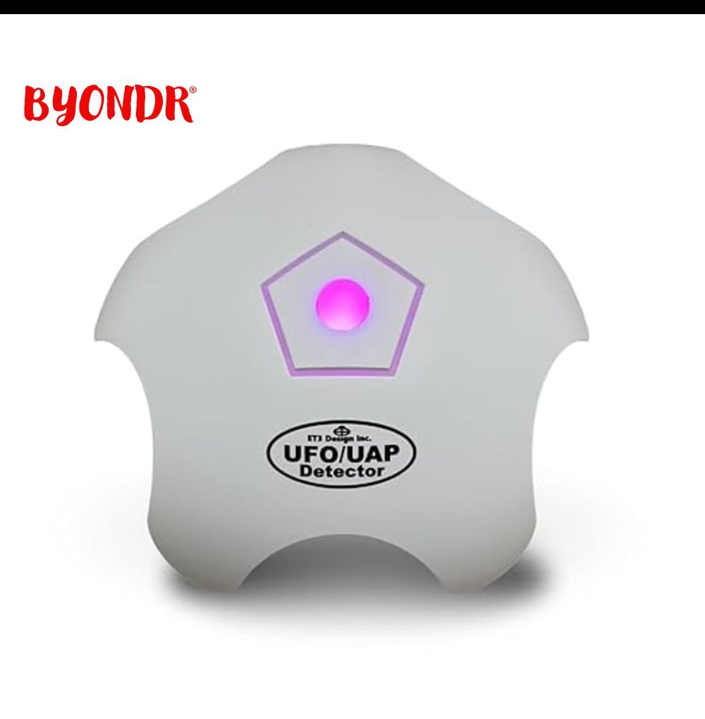 GoBYONDR_IO's tweet image. Think you&apos;ve seen a UFO? Our new detector might just prove you right. Equipped to sense the slightest cosmic whispers, it&apos;s a must-have for any true sky watcher. #byondr #UFOs Read more: byondr.io/2025/11/22/ufo…