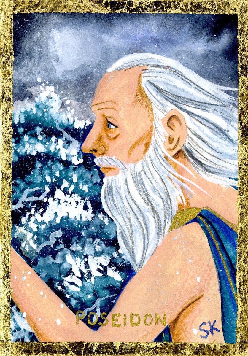 Folktale week 2025. Day 6 - Storm

Poseidon, God of the Sea
<a href="/folktaleweek/">Folktaleweek</a>

#folktaleweek #folktaleweek2025 #folktaleweekday6 #folktaleweekstorm #poseidon #greekmyth #greekmyths #greekmythology #greekgods #olympians #art #illustration #drawing #painting #artwork #watercolour