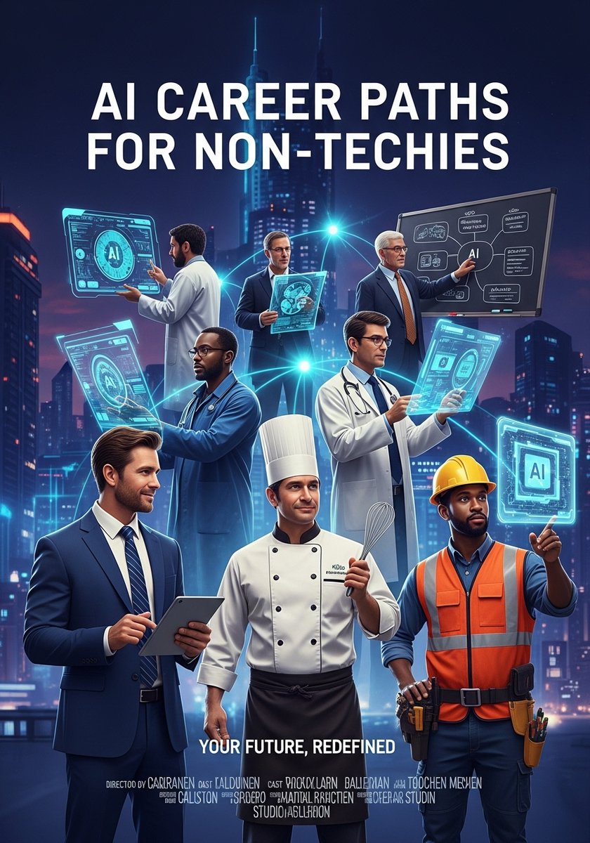 ZoneTchAi's tweet image. You don’t need to code to work in AI.
This guide shows realistic AI career paths for non-techies, with step-by-step roadmaps.
🚀zonetechai.com/2025/11/ai-car…
.
.
#TechNews #TechDebate #technologie #TechNews #Robot #robo #AI #TechTuesday #GadgetReview #Innovations #TechNews