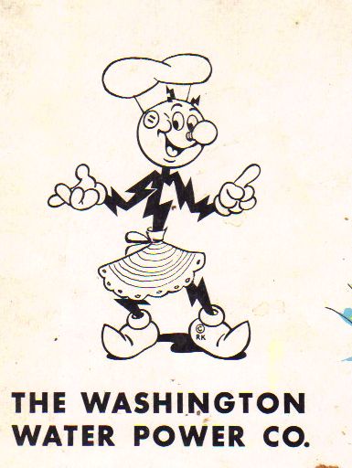 GusRoberts_'s tweet image. Looking through a bunch of recent acquisitions and here's our friend Reddy Kilowatt in an apron on the back of "Freezing Foods at Home" Washington Water Power is now knows as #Avista @Lileks