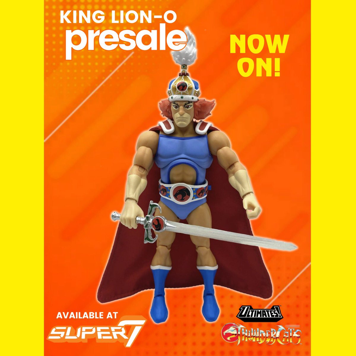 <a href="/B_Flynn/">Brian Flynn</a> from <a href="/super7store/">Super7</a> revealed this exclusive look at King Lion-O in our latest Q&amp;A! Get your claws on the new Wave 14 assortment - up for presale now!!

King Lion-O collabs.shop/l3cfh0
Red Eye collabs.shop/uslzzh
Full wave collabs.shop/vvfbas

#thundercats