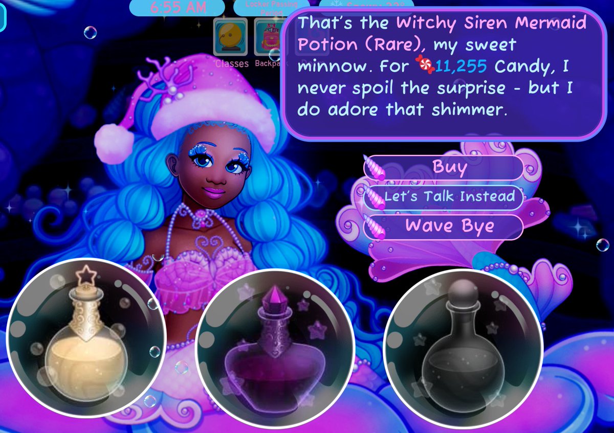 flutterffae's tweet image. am i supposed to have royaleoween mermaid tails or is this a bug