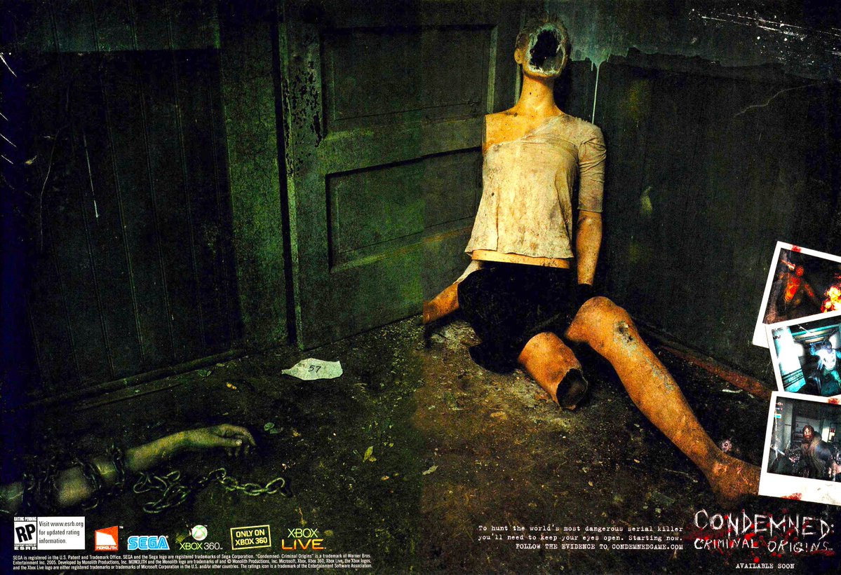 RetroGamerArt's tweet image. Condemned: Criminal Origins / Xbox 360
Released 20 years ago today
Such a great game !!