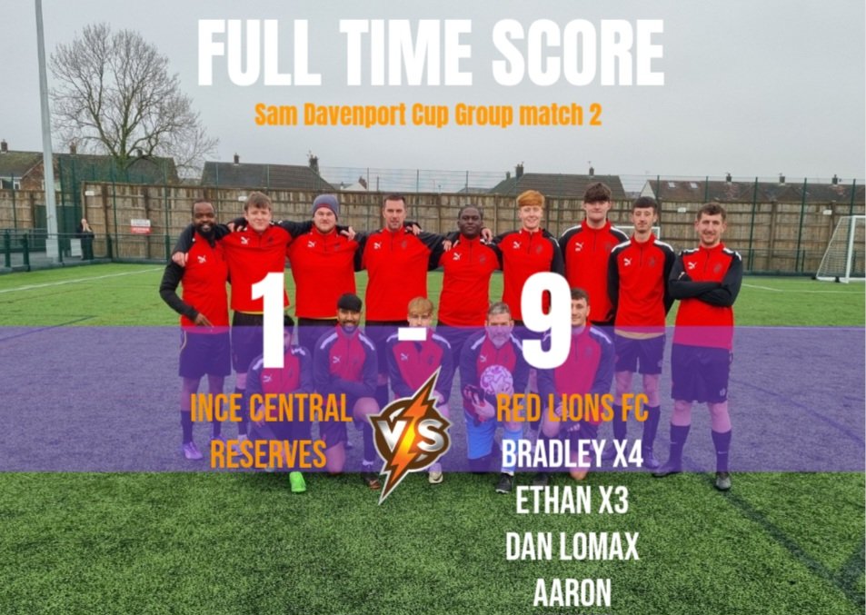 Another great result from the team this afternoon as lions now make it 3 wins on the bounce.

The team also had new club jackets on show at the game, which still have availability for sponsorship.