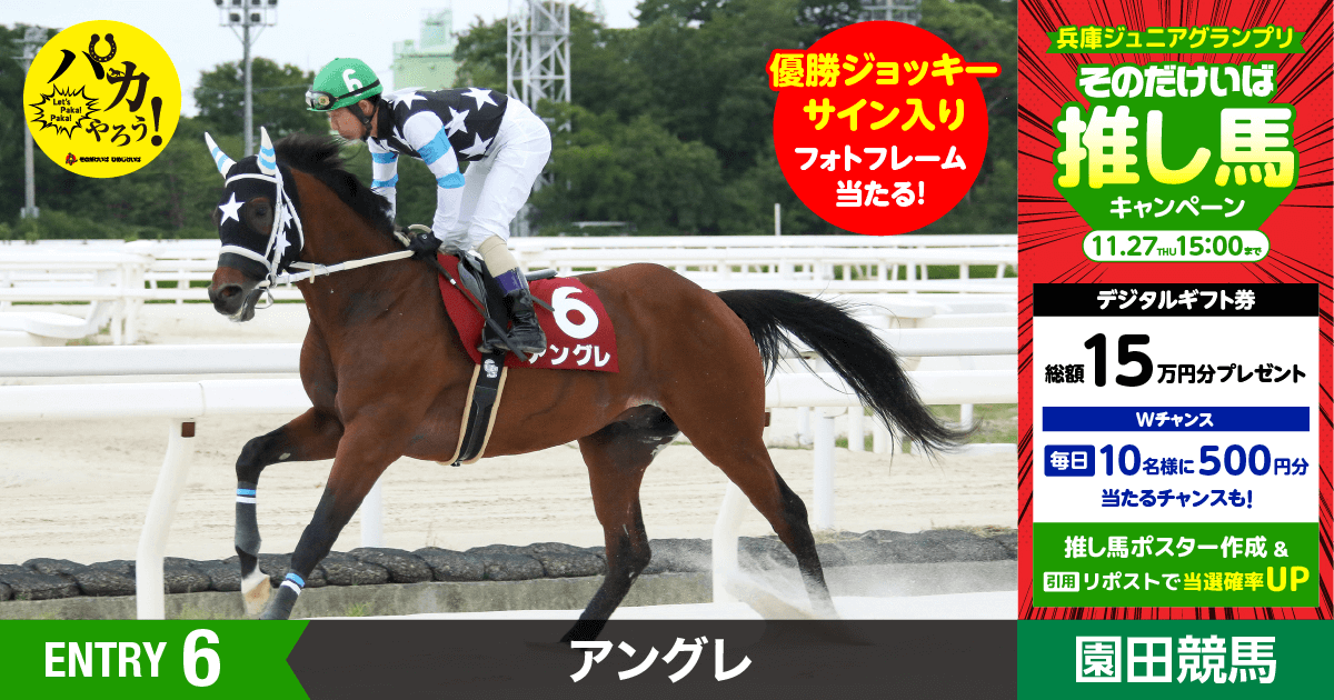 changsh6_next's tweet image. まっすぐはしれ cp.buzzes.jp/special/sonoda… #そのだけいば推し馬キャンペーン #園田競馬 #兵庫ジュニアグランプリ #アングレ