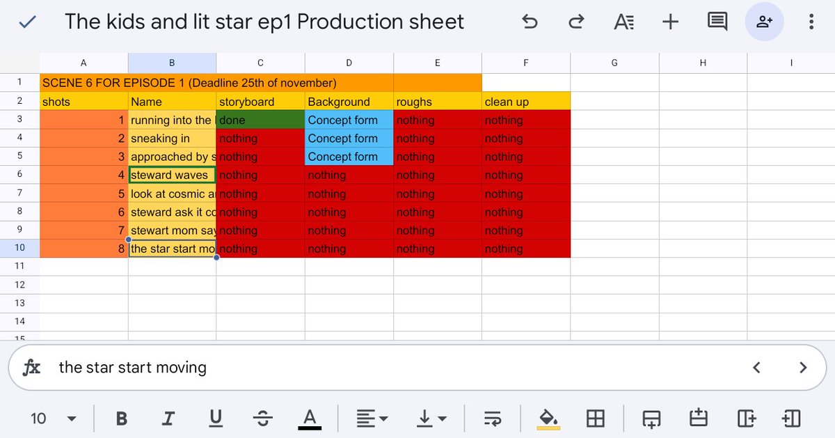 Started getting back to working on spreadsheets really glad to be doing it again.