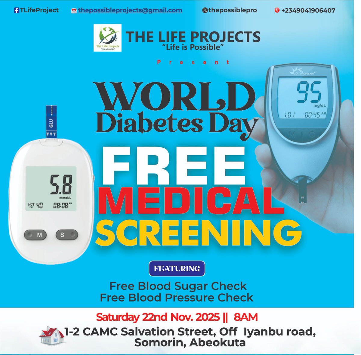 thepossiblepro's tweet photo. #SDG3 #CommunitySupport #HealthForAll #WorldDiabetesDay2025 https://t.co/4uhLJw1eGM