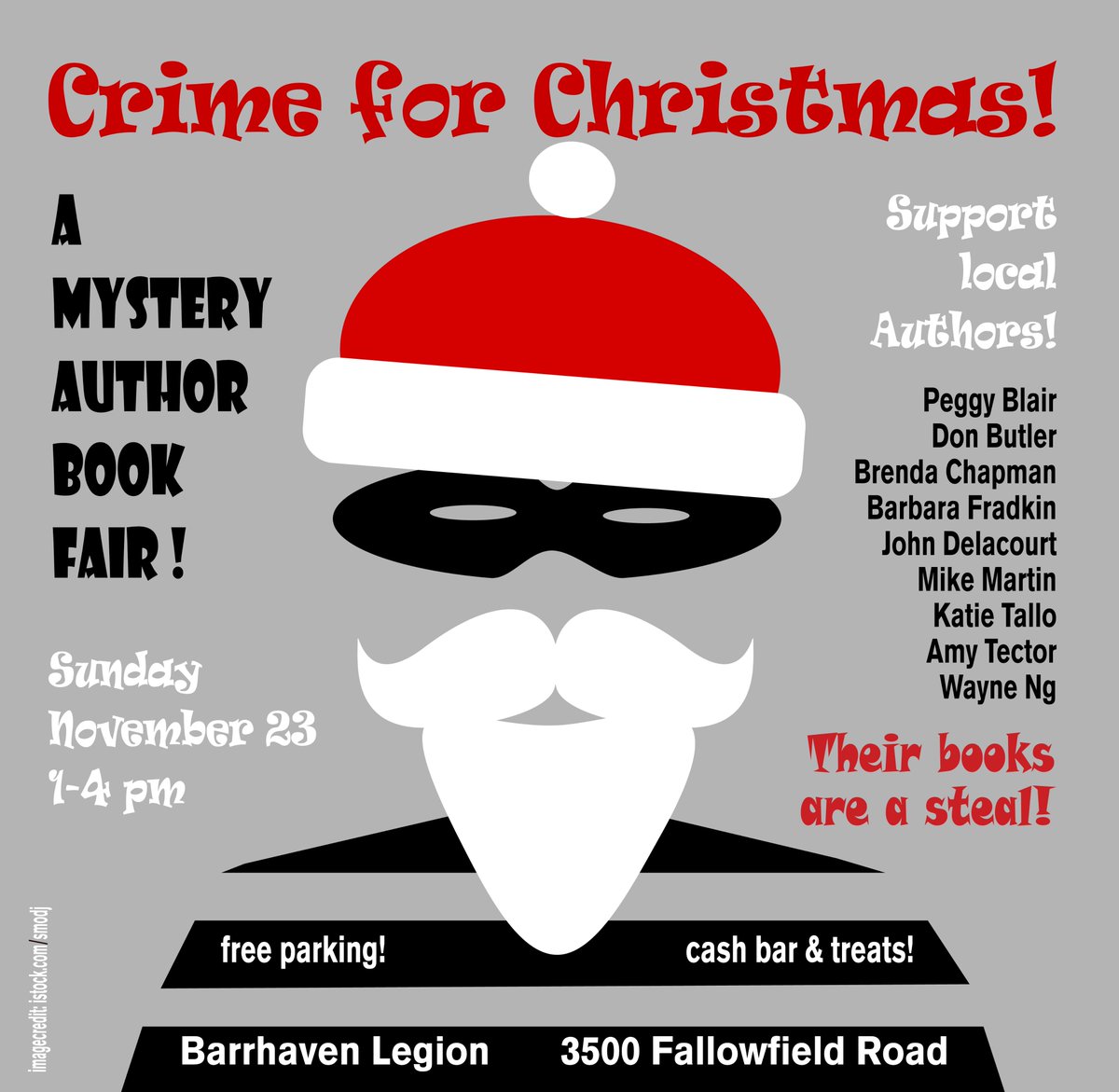 ButlerDon's tweet photo. I had strong sales of my two mystery novels today at Indigo South Keys. If you missed me at the bookstore, come to our Crime for Christmas mystery author book fair at the Barrhaven Legion Sunday from 1 to 4 p.m. I'll be there will eight of Ottawa's top mystery authors. https://t.co/KuayBuTN5l