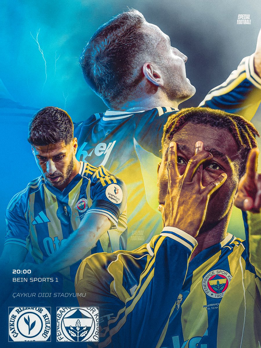 FENERİN MAÇI VAR!

🆚 Ç. Rizespor   
🕗 20.00 
📍 Çaykur Didi Stadyumu  

VUR KIR PARÇALA BU MAÇI KAZAN!