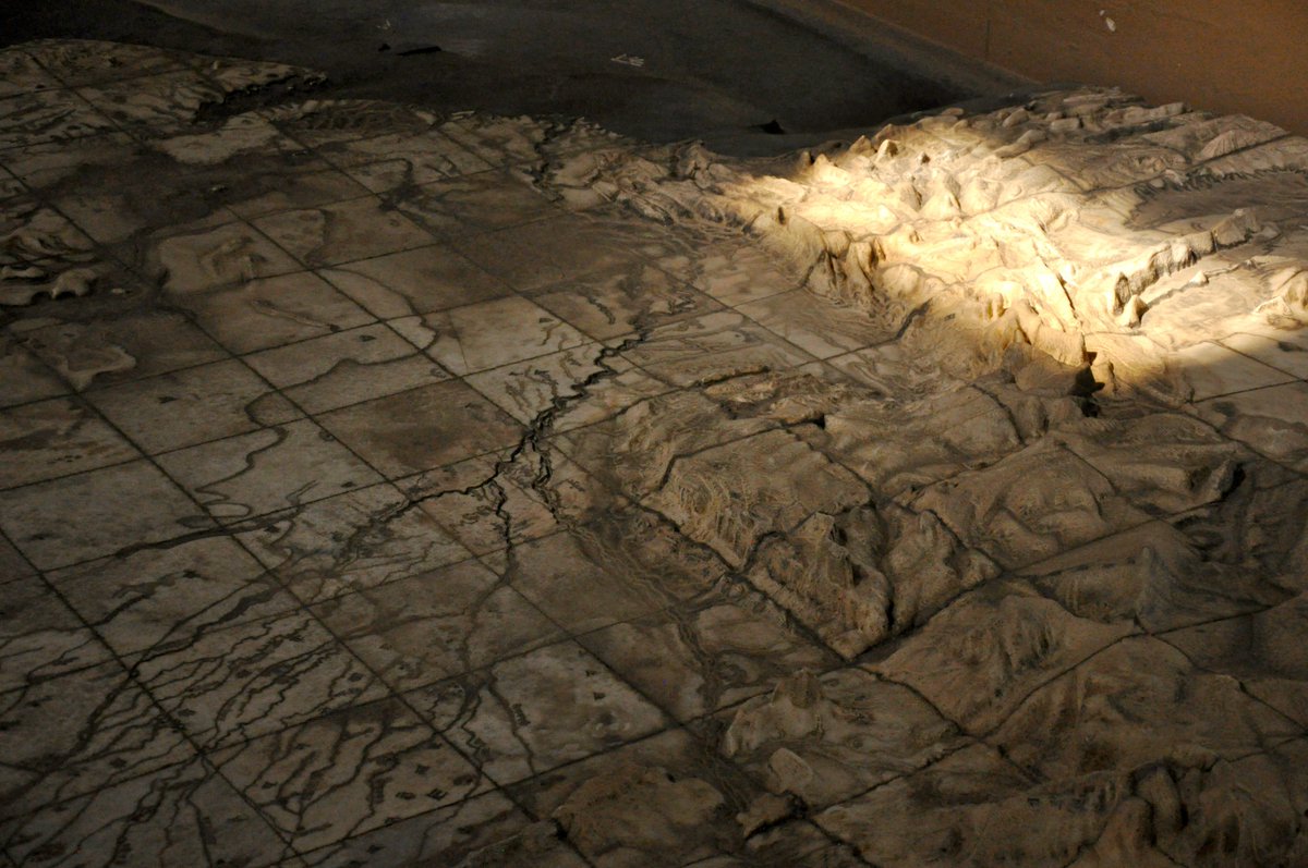 youwillmakemaps's tweet photo. 30x30 ft. marble map of the Subcontinent in Varanasi’s Bharat Mata Mandir temple https://t.co/ZHiIas3xqB