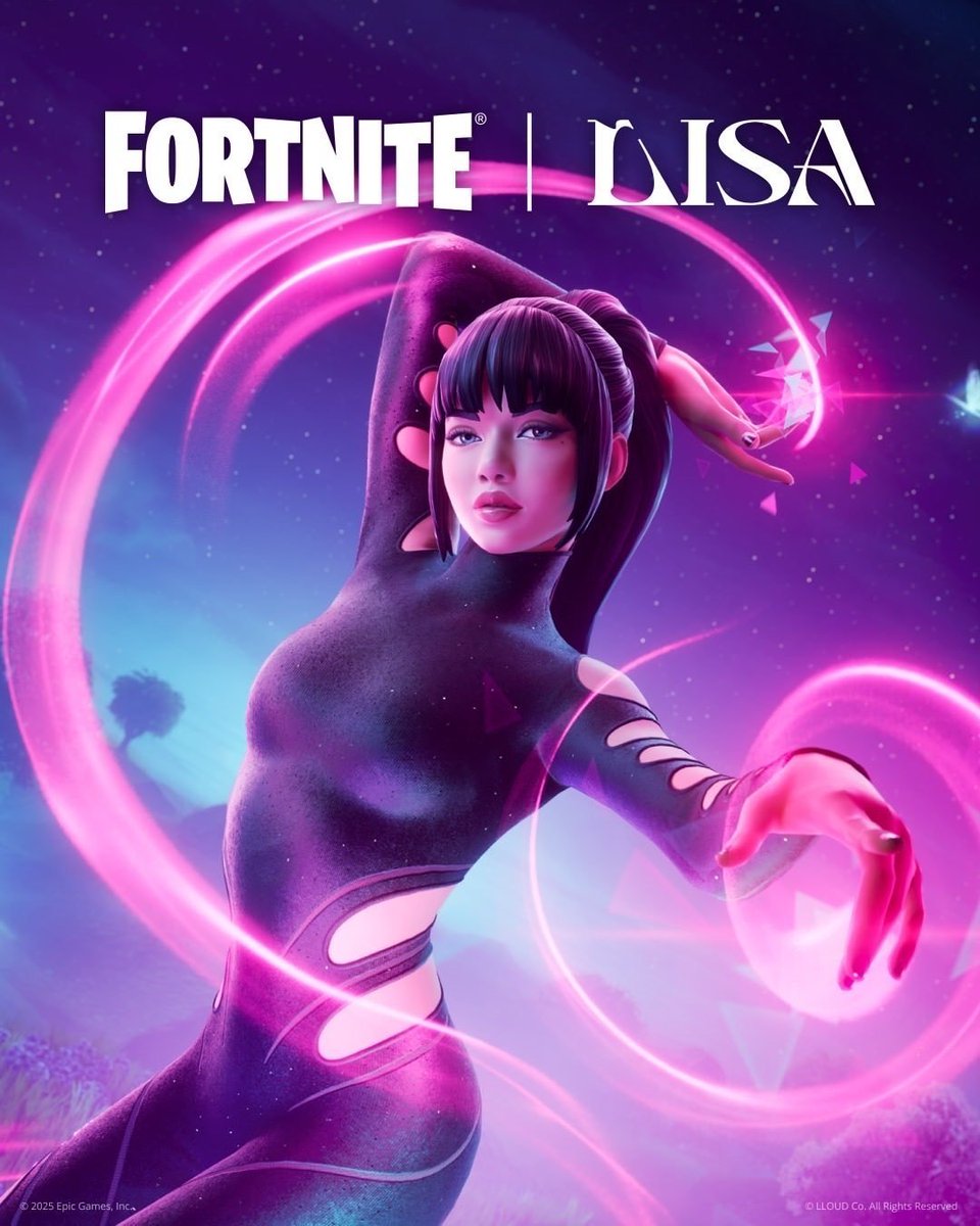 Lisa will be the Festival headliner next week! #Fortnite