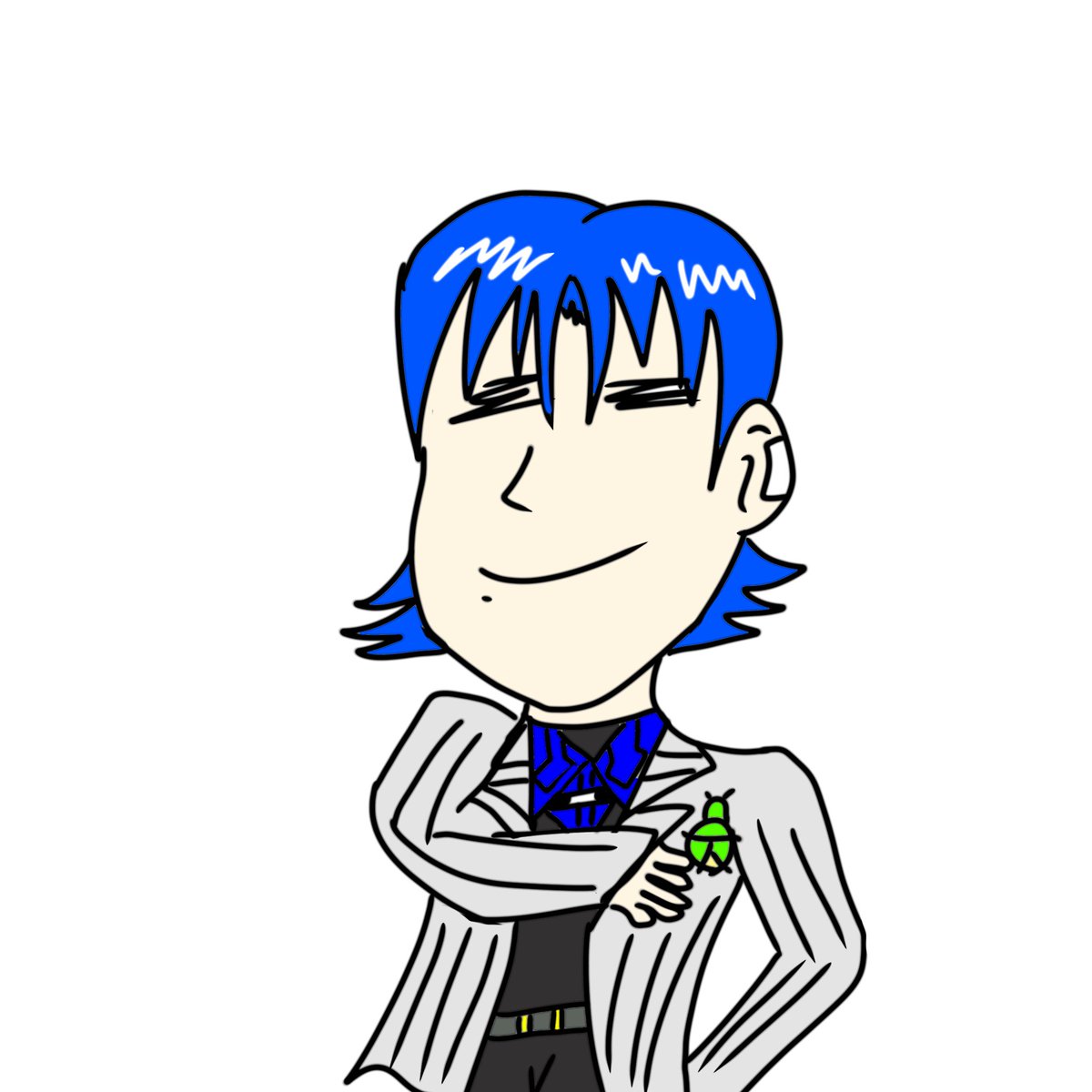 青ペン 推しさんおはようございます、 本日は個人的に特別な日、青くん
