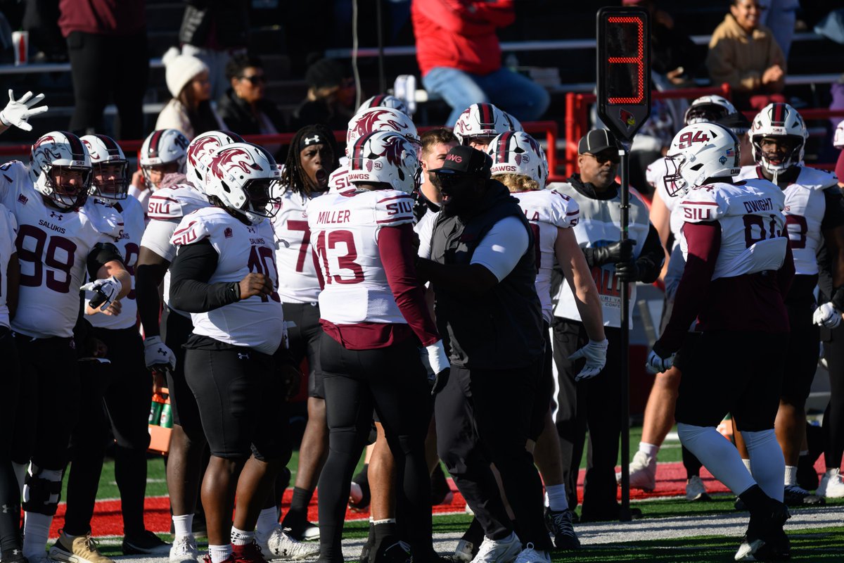 SIU_Football's tweet image. A complete team effort from quarter to quarter.

#Salukis | #BuiltFor
