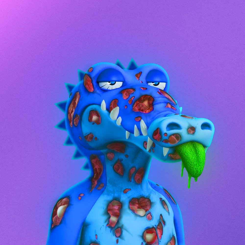 Radioactive Crocs Club 5711 with Mouth: Green Tongue (4.89%) sold for ₳49 ($19.67)