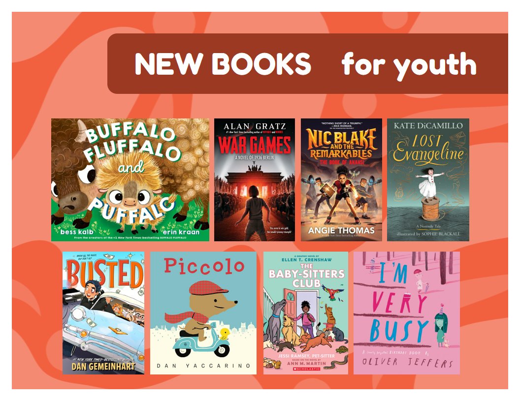 cambridgepl's tweet photo. Borrow a newly released book from the Cambridge Public Library youth collection. https://t.co/gjqLfg9kB1 https://t.co/b20ypYEUqR