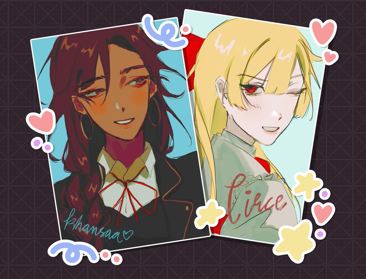 i worked on character design and coloring :)) it was an absolute joy working with everyone hehe