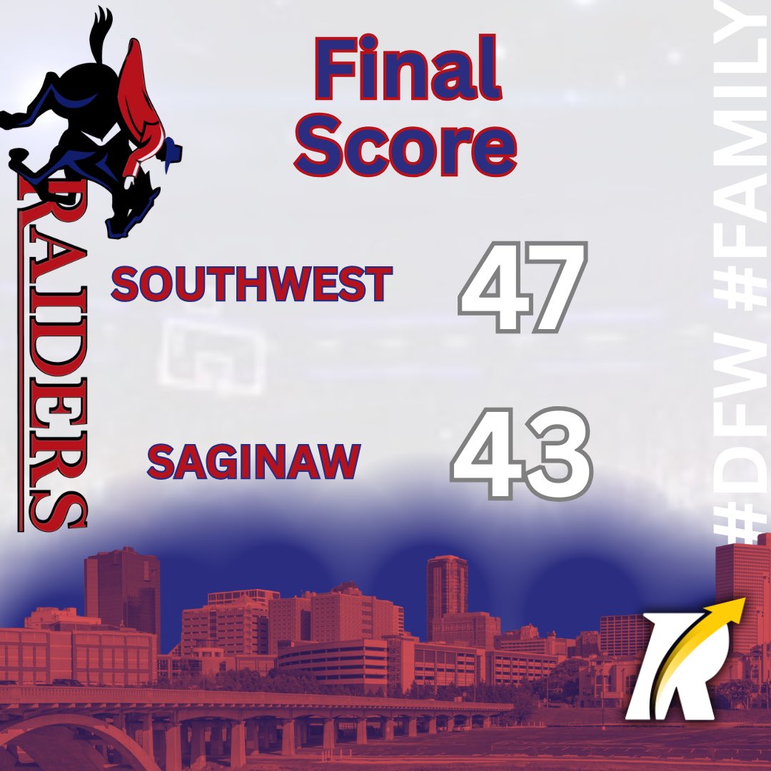 Southwest trailed by seven to start the 4th quarter but battled back to defeat Saginaw 47–43 and claim the championship at the Dallas Mavs Fall Classic.

🏇DFW | FAMILY |🏇

<a href="/Tabchoops/">𝙏𝘼𝘽𝘾🏀📋</a> <a href="/hoopinsider/">Hoopinsider</a> <a href="/dfwvarsity/">dfw varsity</a> <a href="/Gosset41/">Brian Gosset</a>