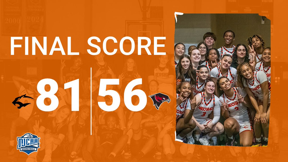 GoNeosho's tweet image. FINAL: Neosho 81–56 🙌🔥
Huge team effort on the road today!
Your Panthers are BACK HOME on Tuesday at 5:30 PM vs Connors State — let’s PACK the stands! 🐾🏀  #GoNeosho #PantherPride #TheNeoshoWay #NJCAA #KJCCC
