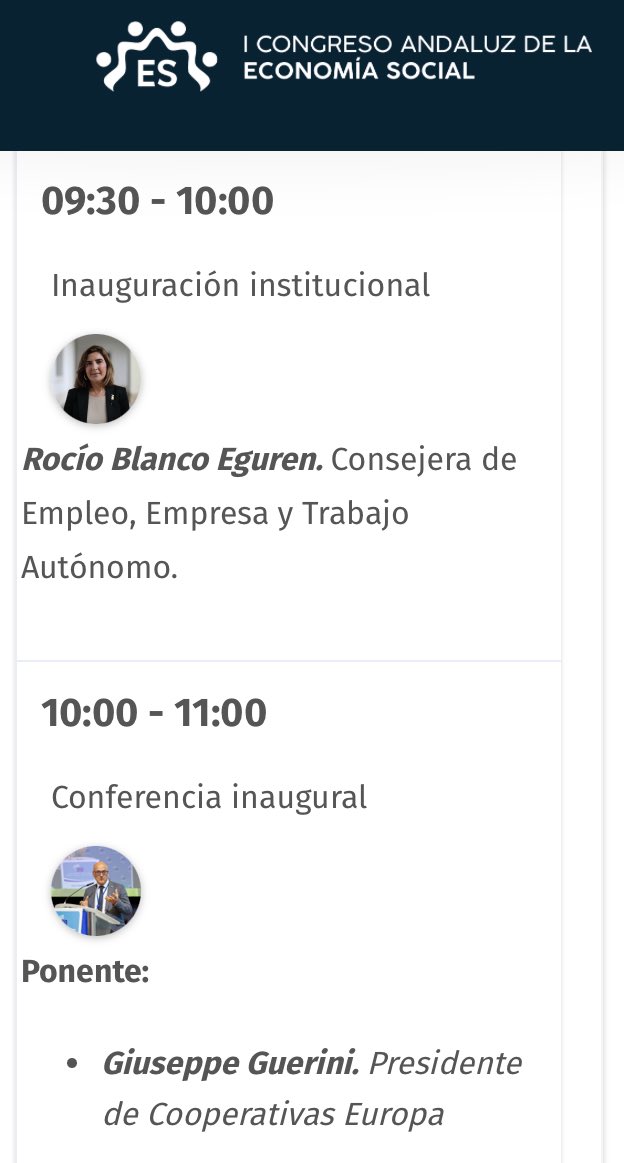 GiuseppeGuerin1's tweet image. Los días 26 y 27 de noviembre estaré en Sevilla con motivo del primer Congreso Andaluz de Economía Social, donde tendré el honor de pronunciar el discurso inaugural. economiasocialandalucia.es/programa-i-con…