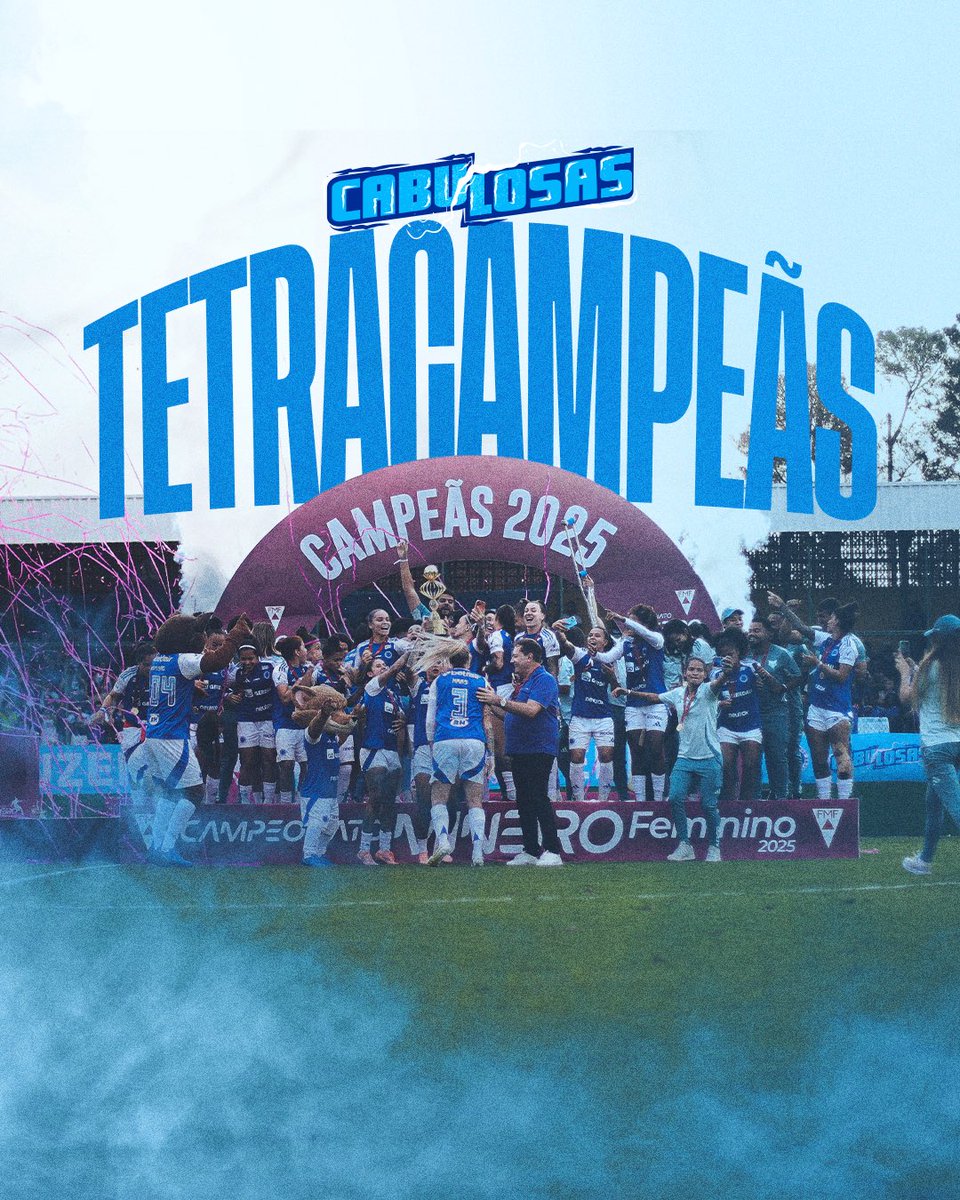 CruzeiroFem's tweet image. Tetracampeãs! 🏆🏆🏆🏆
