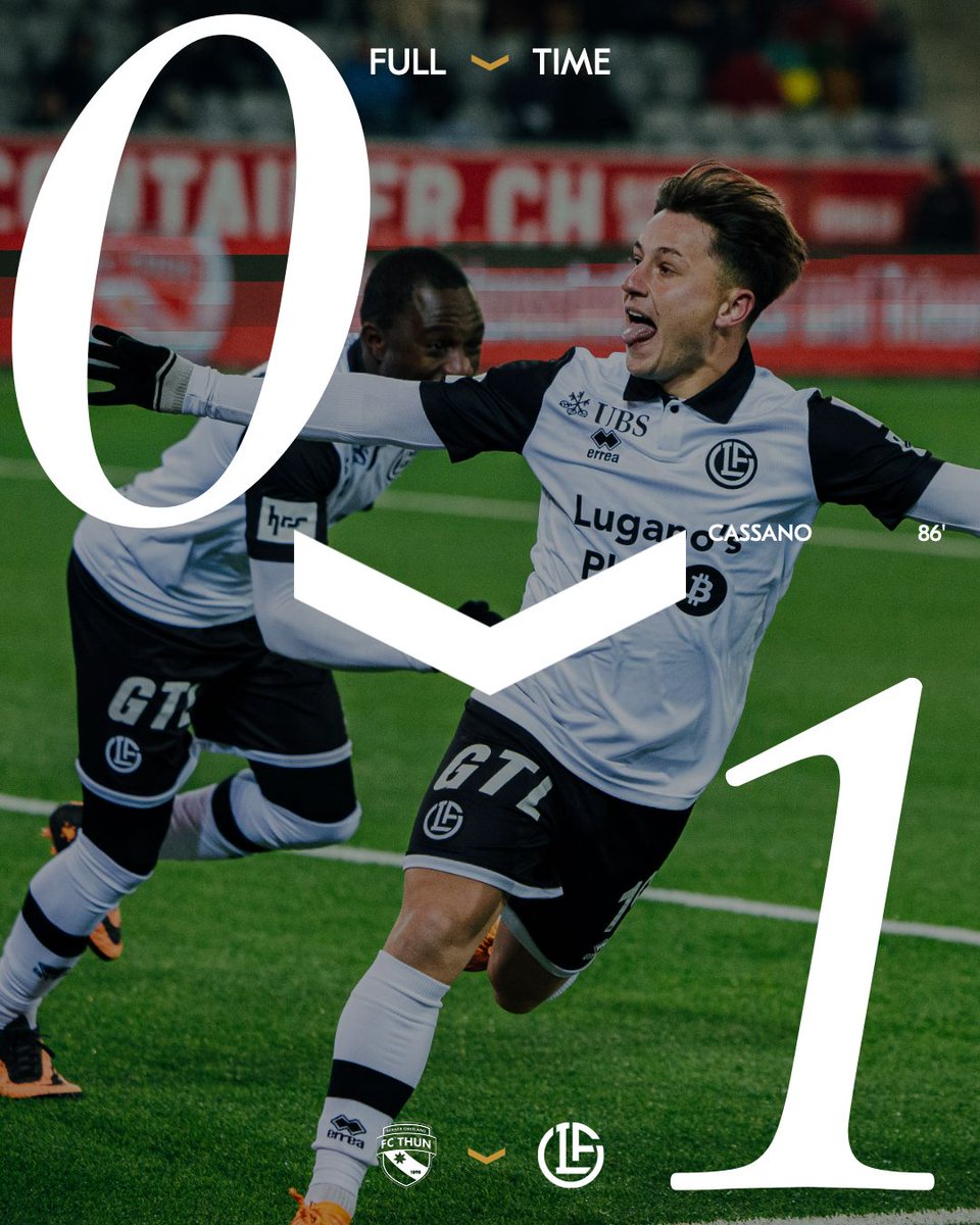 FCLugano1908's tweet image. 𝐅𝐔𝐋𝐋 𝐓𝐈𝐌𝐄 ⏰ 
Conquistata la Stockhorn Arena!
✨🔥🤍🖤 

#noibianconeri