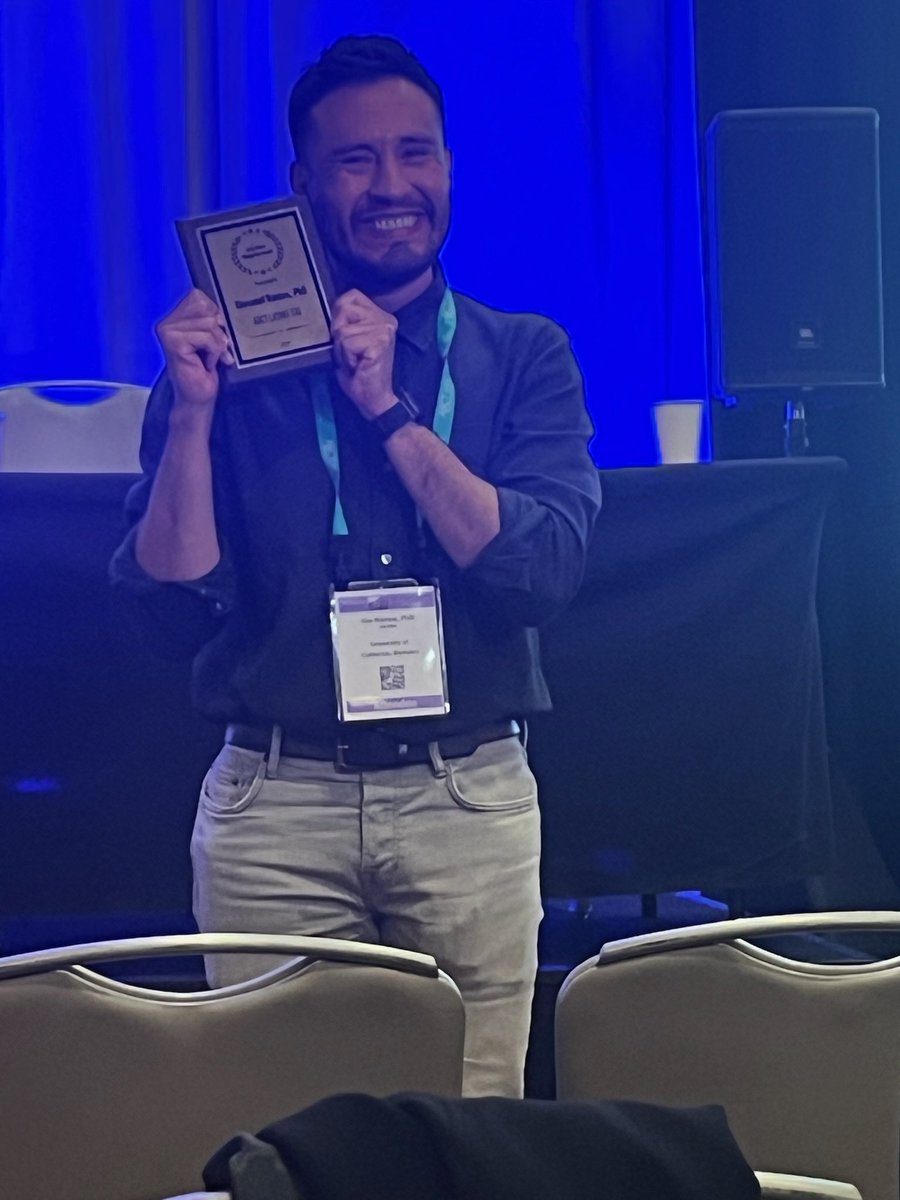 I’m honored to receive this award. The  <a href="/ABCTNOW/">Association for Behavioral and Cognitive Therapies</a> Latinx SIG has been my academic home since 2016—almost 10 years! Pa’lante!