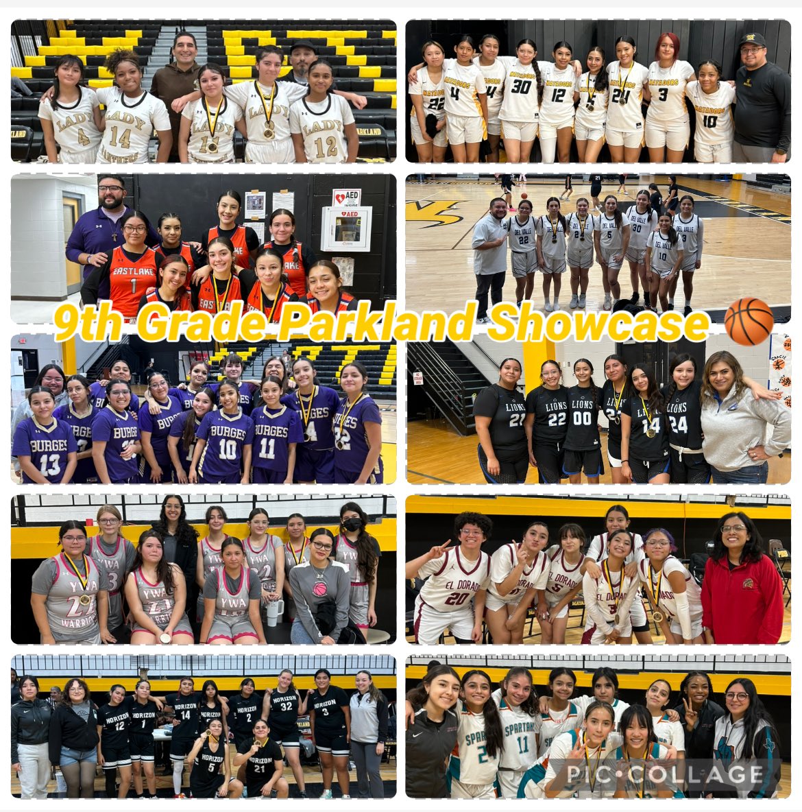 9th Grade Parkland Girls Basketball Showcase ✅ Thank you to all coaches and programs that came out and competed! #believeinyou