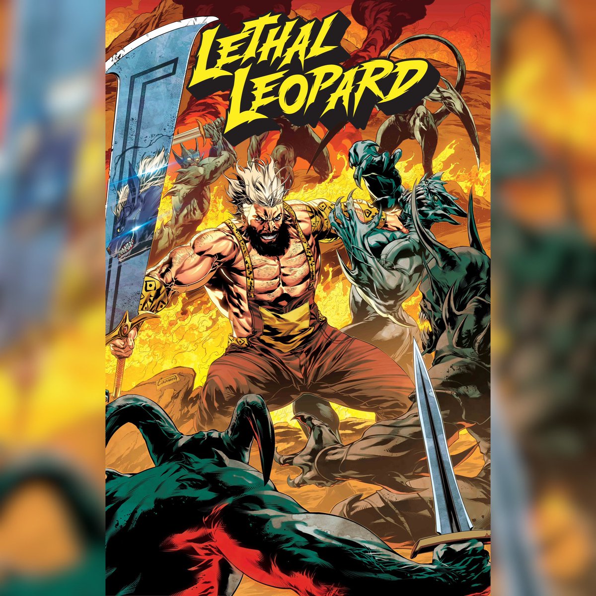 Two amazing covers from Lethal Leopard 1. #comicbooks #comicbook