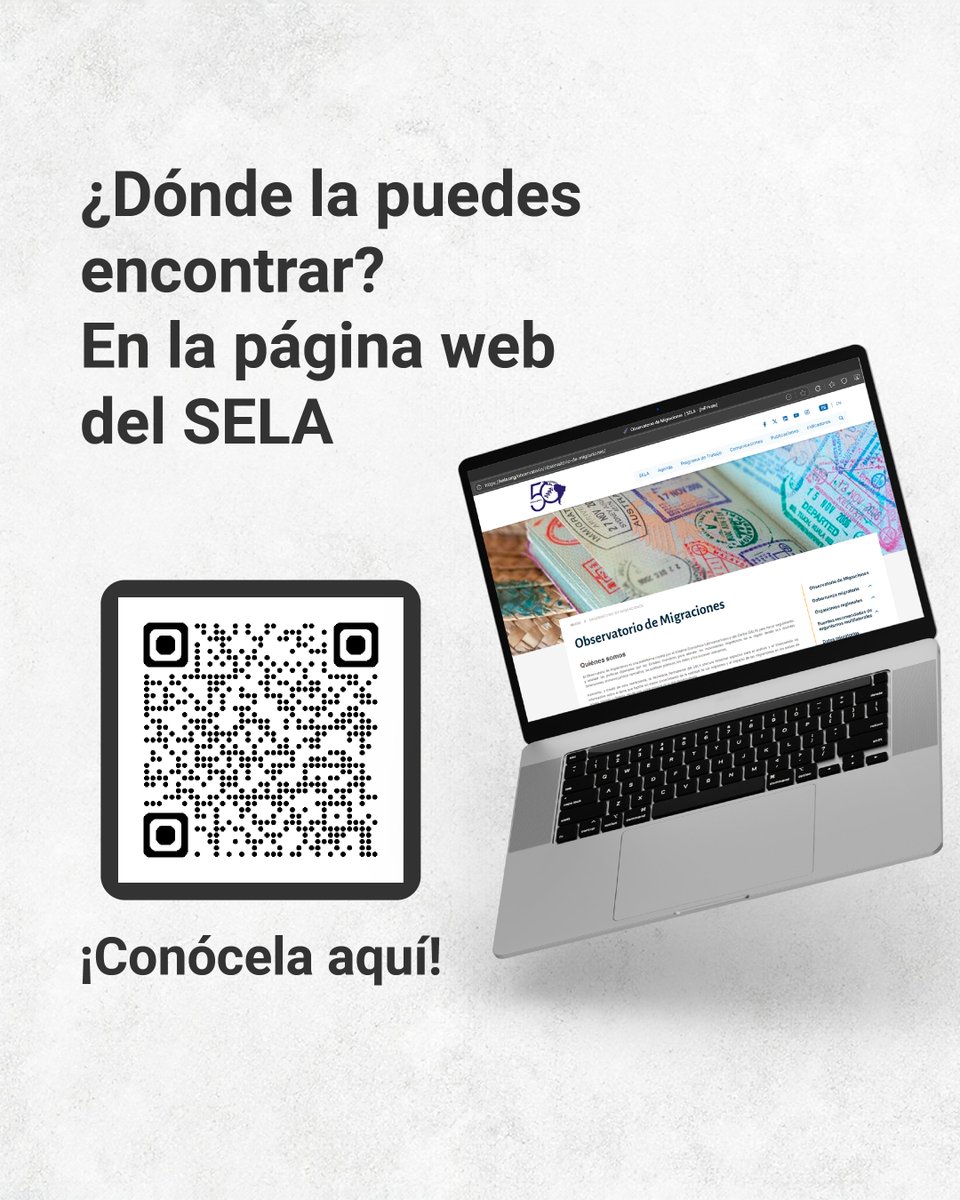 SELAInforma's tweet image. 📊 ¿Qué encontrarás en el Observatorio de Migraciones del SELA? 🌎🔍
 
🧭 Esta plataforma integral cuenta con cinco áreas clave para entender la movilidad humana en América Latina y el Caribe ⏬
 
🤝 Gobernanza migratoria: marco legal, instituciones responsables y seguimiento de…