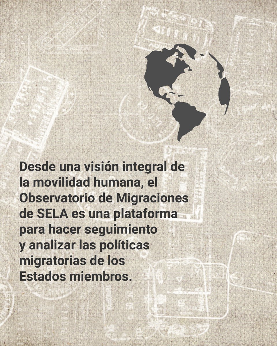 SELAInforma's tweet image. 📊 ¿Qué encontrarás en el Observatorio de Migraciones del SELA? 🌎🔍
 
🧭 Esta plataforma integral cuenta con cinco áreas clave para entender la movilidad humana en América Latina y el Caribe ⏬
 
🤝 Gobernanza migratoria: marco legal, instituciones responsables y seguimiento de…