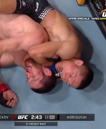 FightsMemory's tweet image. 堀口恭司の「He’s out！」（落ちてるよ！）

・金太郎戦　🆕ウランベコフ戦

#UFC