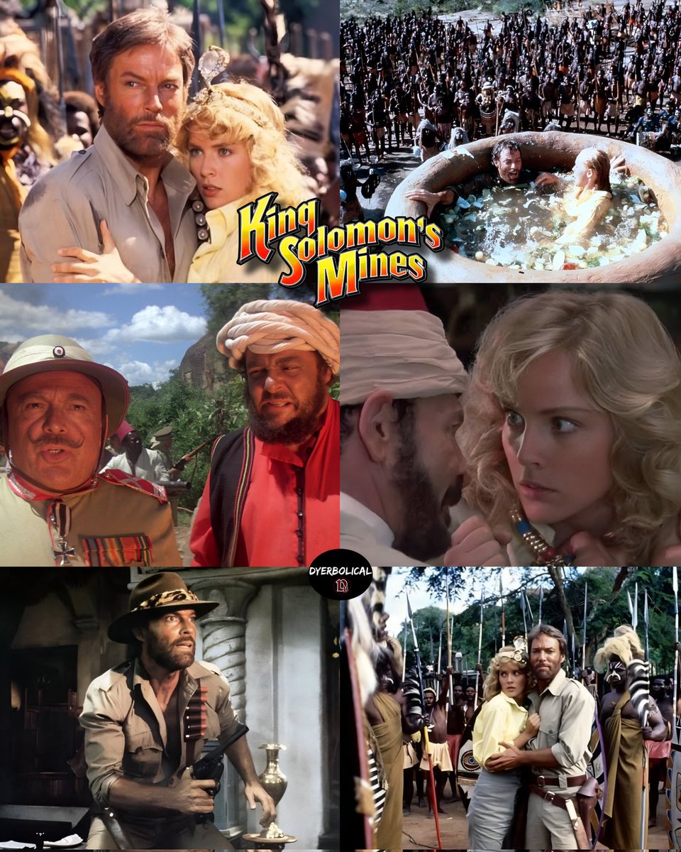 RetroMoviesDB's tweet image. Happy 40th Anniversary to King Solomon&apos;s Mines (1985)

Any fans?