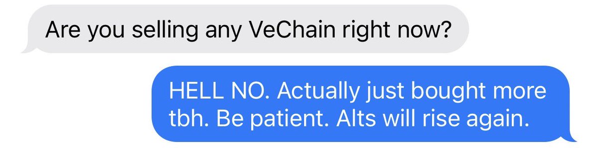 Ajwritescrypto's tweet image. Just keeping it real for the #VeFam. 

Alts will rise again.