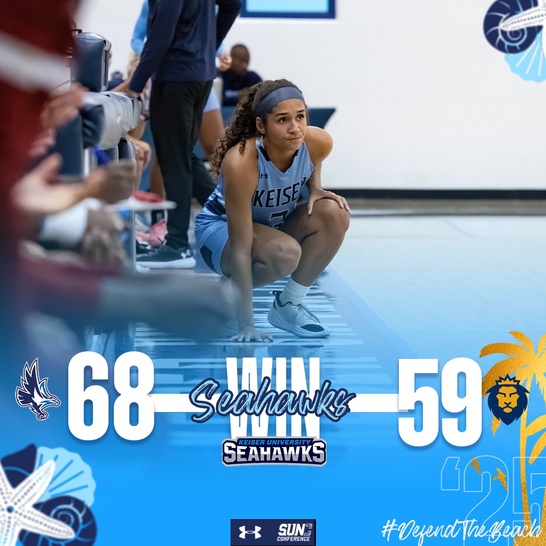 𝐖 𝐨𝐧 𝐭𝐡𝐞 𝐫𝐨𝐚𝐝—𝐜𝐡𝐚𝐭, 𝐬𝐨𝐮𝐧𝐝 𝐨𝐟𝐟!

Leaders:
Points: Schmidt (15)
Rebounds: Griffin (8)
Assists: O'Gilvie (4)

#DefendTheBeach
