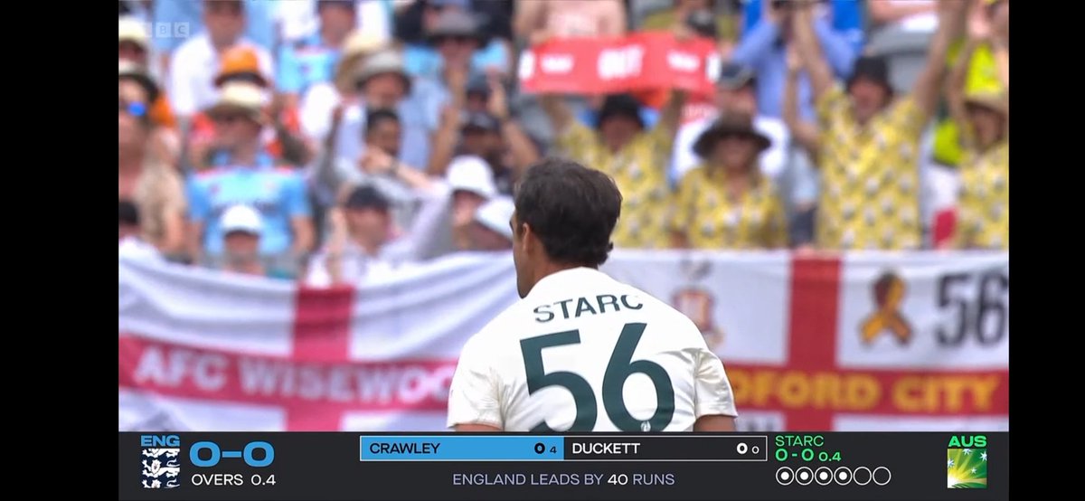 freshbantam's tweet image. #bcafc nicely-represented down under at the Ashes first test in Perth