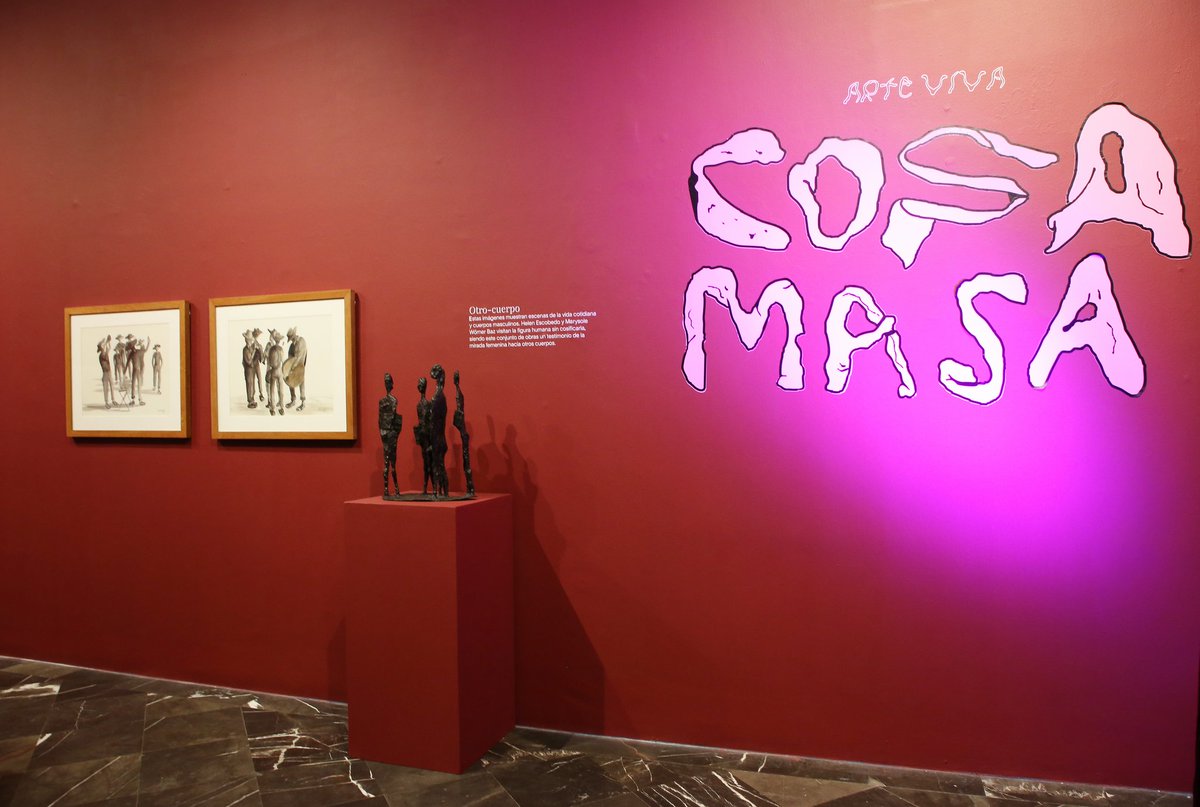 En la Galería de Arte, las regidoras <a href="/regidora_bertha/">Bertha Villavicencio</a> y <a href="/MayteRiveraV/">Mayte Rivera Vivanco</a>, asistieron a la inauguración de la exposición “Arte Viva. Cosa Masa”, una muestra realizada del Gobierno de la Ciudad con el apoyo de Fomento Cultural BBVA.