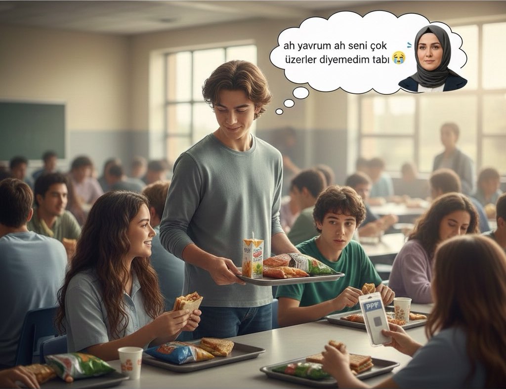 “Oğlumun harçlığı son günlerde çok çabuk bitmeye başladı. Ben yok PPF'ydi, armudun sapı, üzümün çöpüydü derken meğerse benim oğlan okul kantininden kendine ne alıyorsa cici bir prensese de alıyormuş 🤷‍♀️👑 tabi sadece okul kantiniyle kalmıyormuş bu iş 🙈 sen niye hep alıyorsun diye