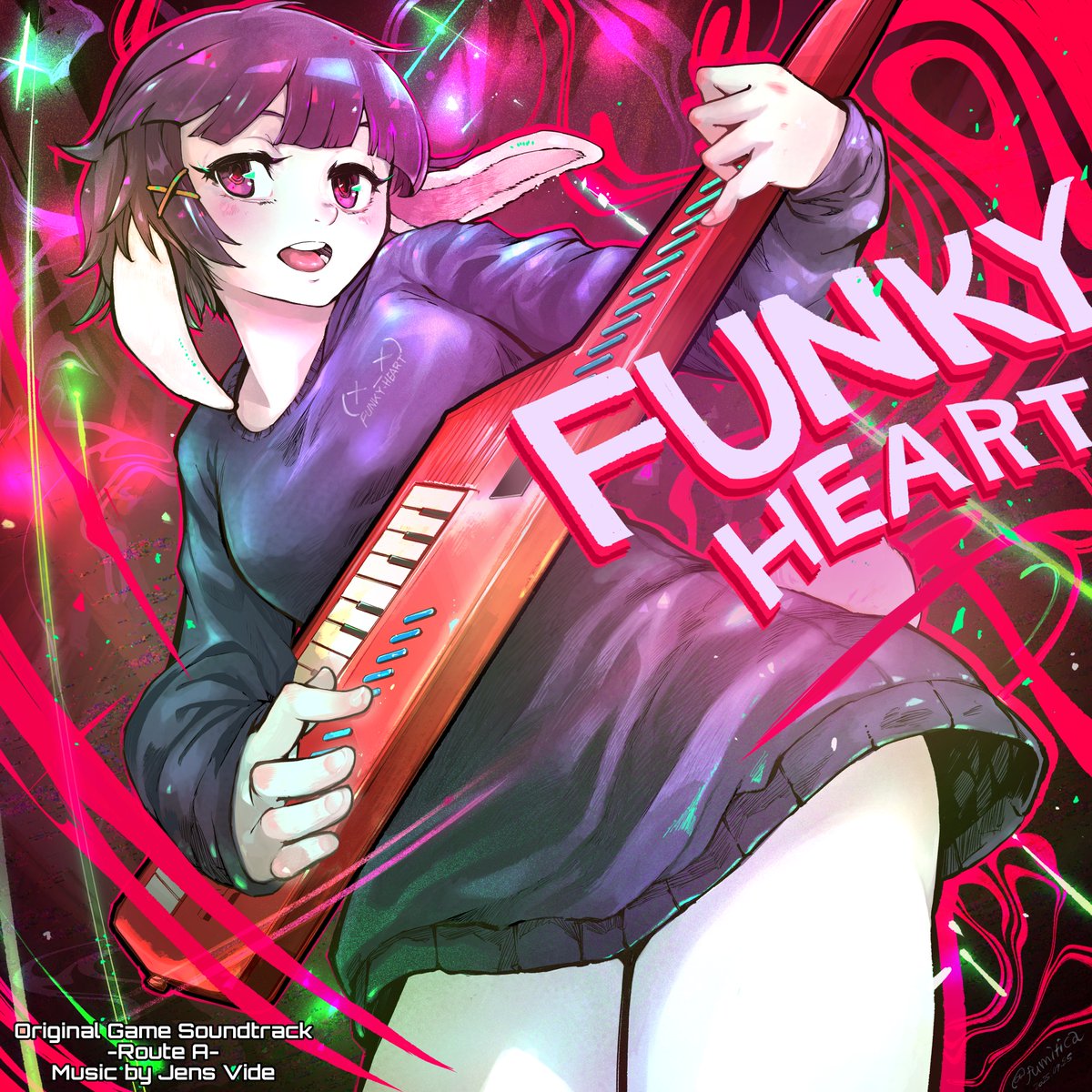 It's been one month since FUNKYHEART released! It feels like the days have passed slower than usual, maybe because I'm really observing the game and what people think of my songs.
They're free on Bandcamp btw! : D

jensvide.bandcamp.com/album/funkyhea…