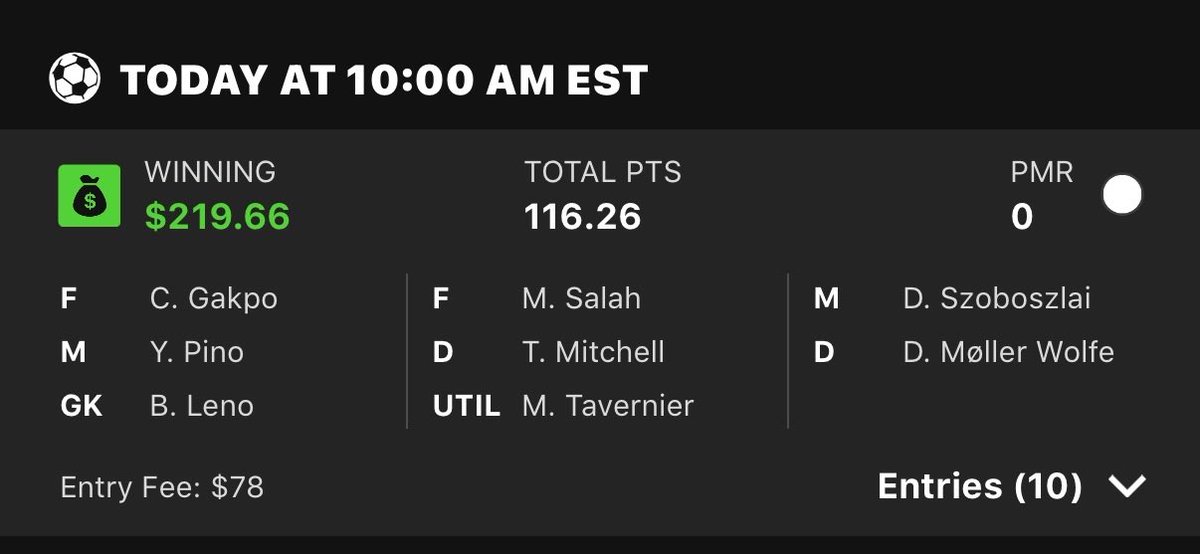 International break is over which means we’re back to making money on EPL ⚽️💵