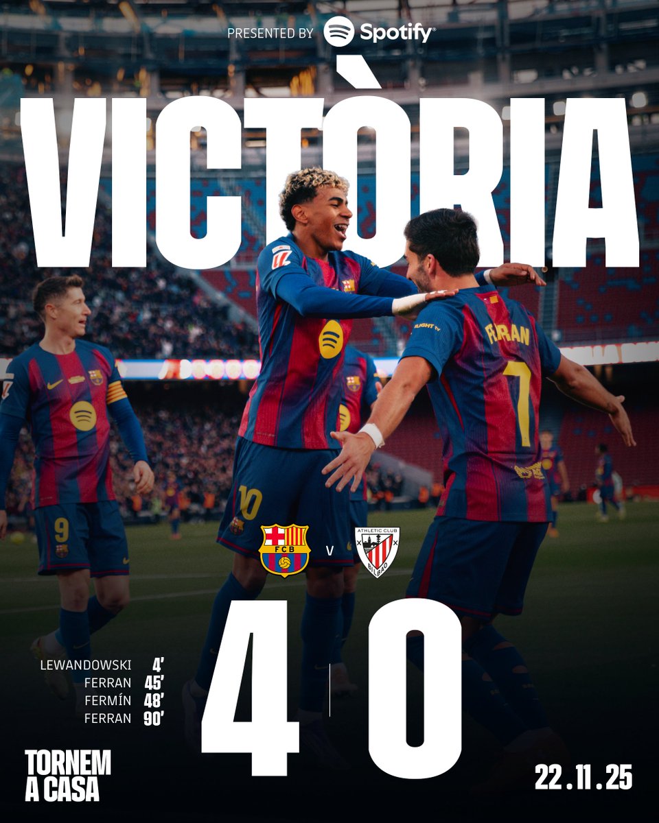 FCBarcelona_es's tweet image. Hemos vuelto.
Lo hemos vivido.
Y hemos ganado.