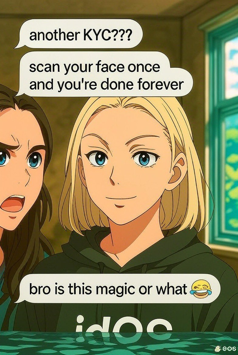 Bro I was literally about to lose it yesterday  another project asking for KYC, same damn passport for the 3rd time.  
Opened idOS, my reusable KYC was already sitting there → one click and I’m through.  
Data stays encrypted on my phone, only zero knowledge proof gets shared,