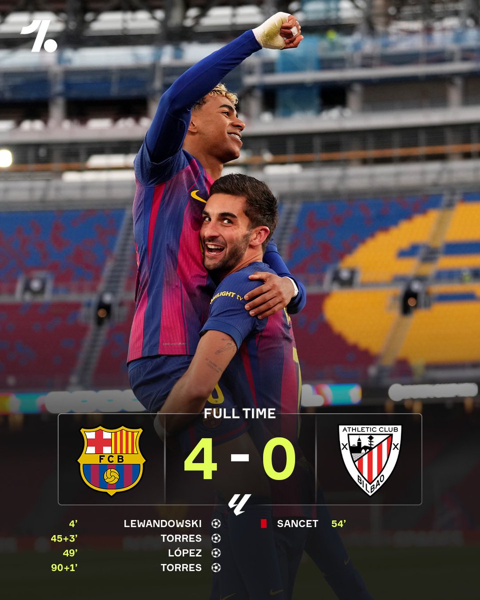 OneFootball's tweet image. Barcelona back at the Spotify Camp Nou like they never left 💥😮‍💨