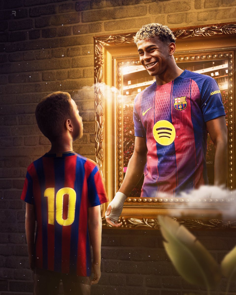 Ronit_GFX's tweet photo. A BRACE OF ASSISTS FOR THE NEW BARCELONA #10 🔥⚽️

#LamineYamal @FCBarcelona #CampNou https://t.co/NePy4sHa5u